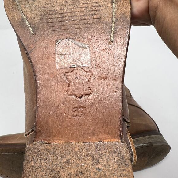 Free People Braeburn Ankle Bootie Tobacco Leather Women's 37 US 6.5 Brown - Picture 9 of 10